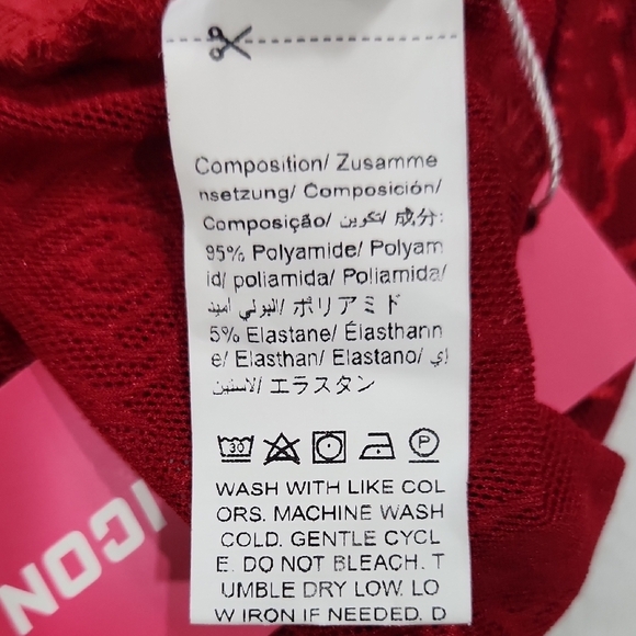 SHEIN Red Lace Top - Picture 4 of 6